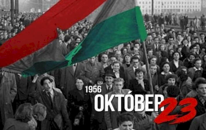 1956-os forradalom és szabadságharc alkalmából tartott megemlékezés SZÓLÁDON