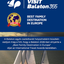 A Balaton Európa legjobb családbarát desztinációja 2026-ban