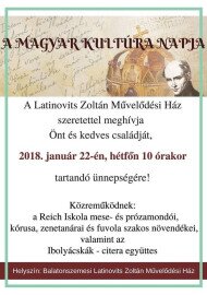 A Magyar Kultúra Napja Balatonszemesen