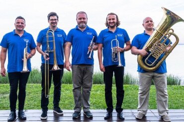 Az Ewald Rézfúvós Együttes koncertje Balatonszárszón
