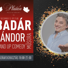 Badár Sándor Balatonföldváron @Platán Étterem