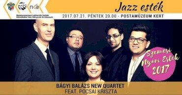 Bágyi Balázs New Quartet feat. Pocsai Kriszta koncert Balatonszemesen