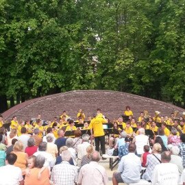 Balatonföldvár Város Fúvószenekarának térzenéje Balatonföldváron