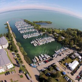 Balatonszemes kikötő