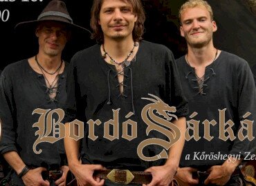 Bordó Sárkány koncert Kőröshegyen