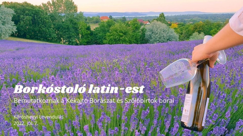 Borkóstoló latin-est | Vendég: Kékajtó Borászat és Szőlőbirtok @Kőröshegyi Levendulás
