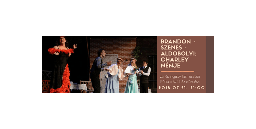 Brandon-Szenes-Aldobolyi: Charley nénje Balatonszárszón