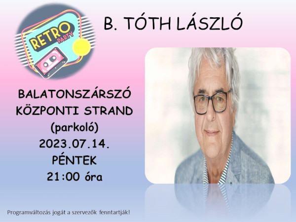 B. Tóth László Balatonszárszón