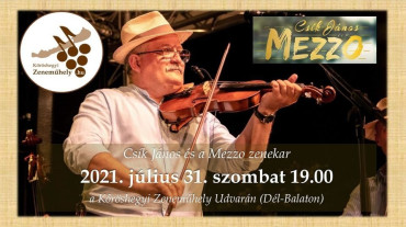 Csík János és a Mezzo koncert |  A Kőröshegyi Zeneműhely Udvarán