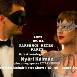 Farsangi retro party Rádpusztán