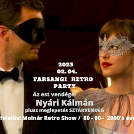 Farsangi retro party Rádpusztán