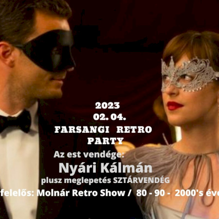 Farsangi retro party Rádpusztán
