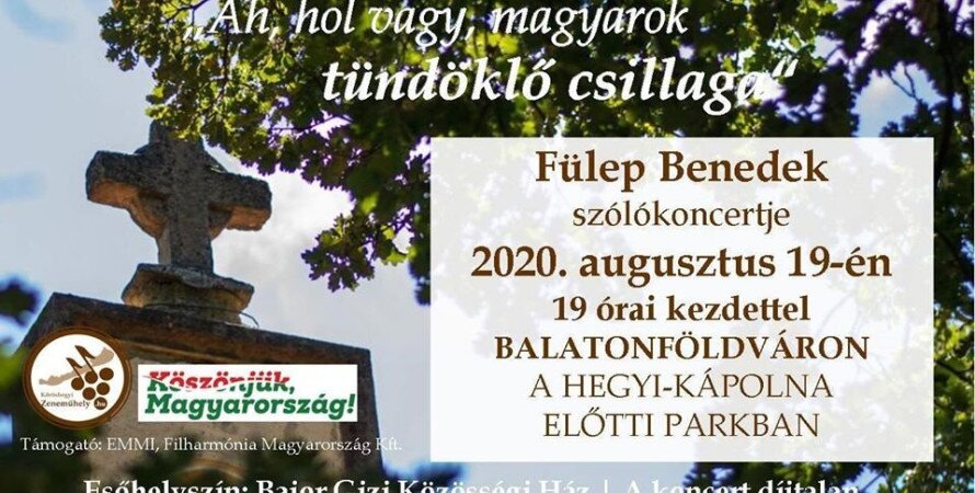 Fülep Benedek ünnepi szólókoncert Balatonföldváron