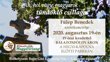 Fülep Benedek ünnepi szólókoncert Balatonföldváron