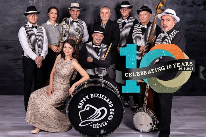 Happy Dixieland Band koncert Balatonszemesen