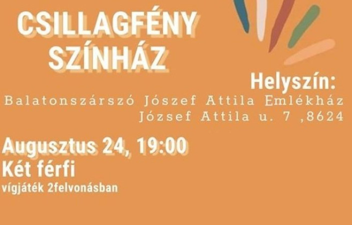Két férfi (vígjáték 2 felvonásban)
