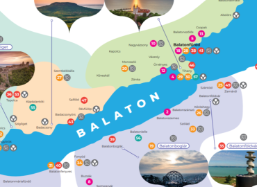 Kihagyhatatlan élmények - Balaton térkép