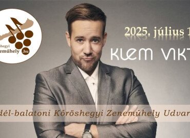 Klem Viktor színművész szólóműsora Kőröshegyen