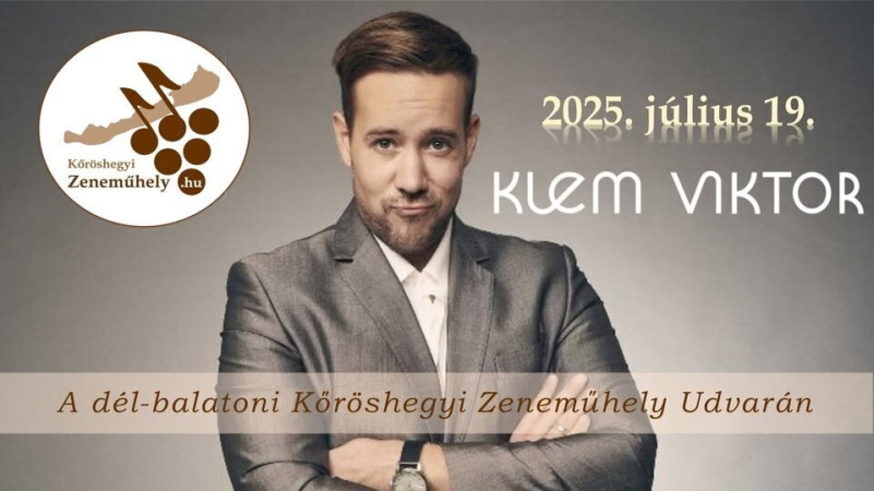 Klem Viktor színművész szólóműsora Kőröshegyen