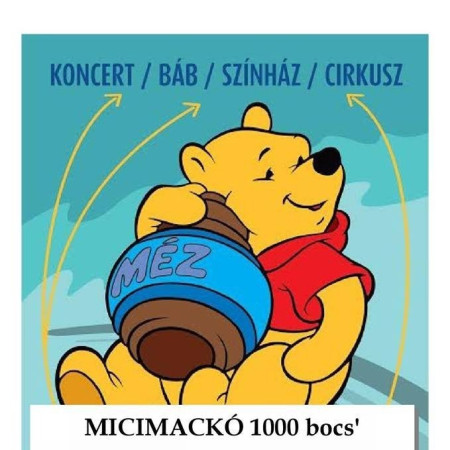 Micimackó előadás Balatonszemesen