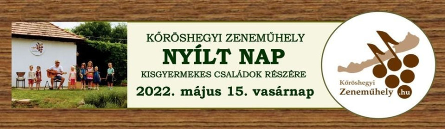 Nyílt nap a Kőröshegyi Zeneműhelyben