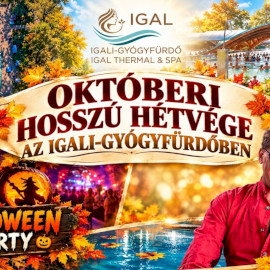 Októberi hosszú hétvége az Igali-Gyógyfürdőben