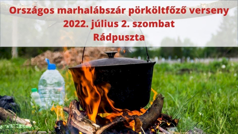 ORSZÁGOS MARHALÁBSZÁR PÖRKÖLTFŐZŐ VERSENY
