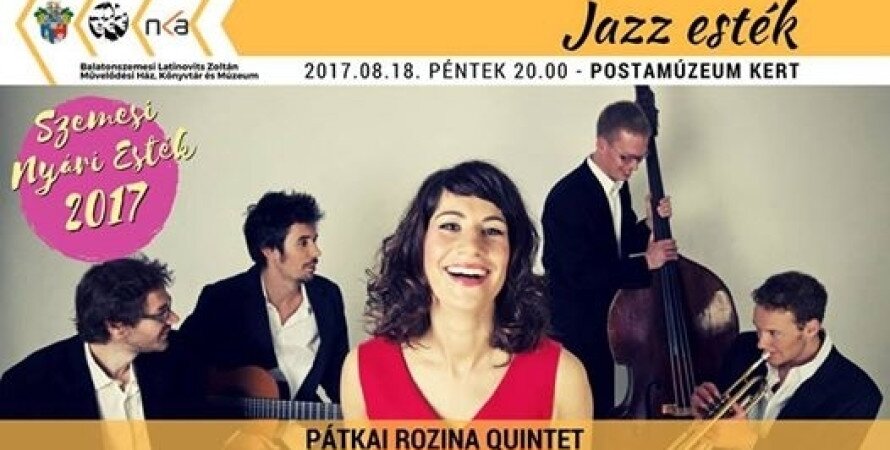 Pátkai Rozina Quintet koncert Balatonszemesen