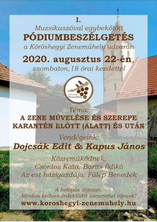 Pódiumbeszélgetések 1. | A ZENE "Karantén előtt, alatt és után"