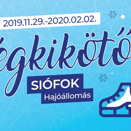 Siófoki Jégkikötő - korcsolyapálya a hajóállomáson