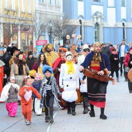 Téltemető jelmezes felvonulás Balatonőszödön