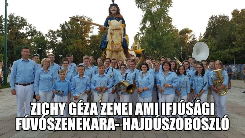 Térzene extra -Hajdúszoboszlói Ifjúsági Fúvószenekar koncertje
