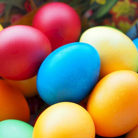 Tojás díszítés és tojásfa állítás Balatonszemesen