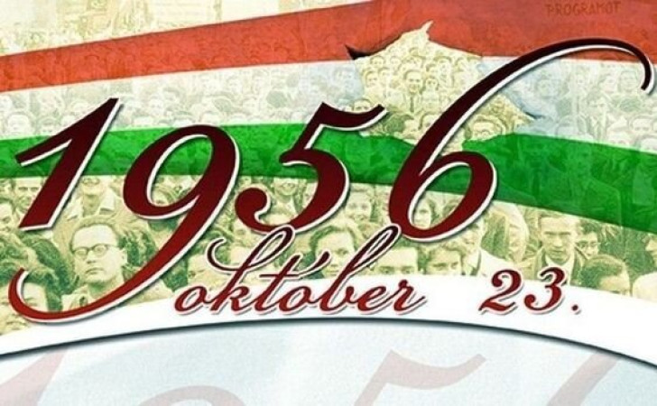 Ünnepi megemlékezés és koszorúzás az 1956-os forradalom és szabadságharc emlékére BALATONSZÁRSZÓN