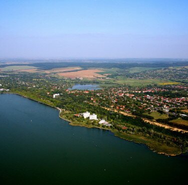 Von dem Hafen von Tihany bis Balatonszemes mit Fahrrad